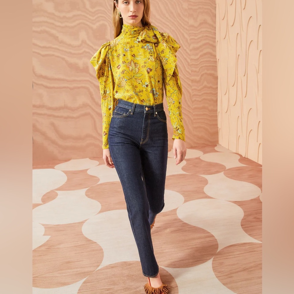 Ulla Johnson Agnes Jean tigris rigid sz 25